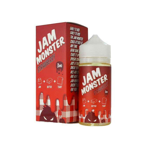 Jam Monster Strawberry E-Liquid