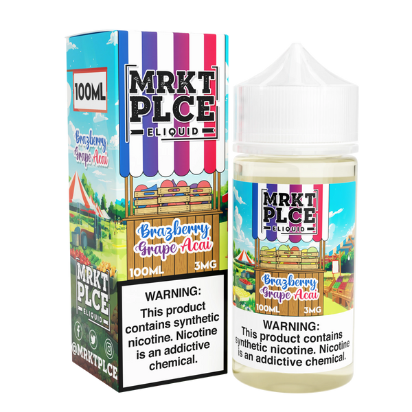 MRKT PLCE Brazberry Grape Acai E-Liquid