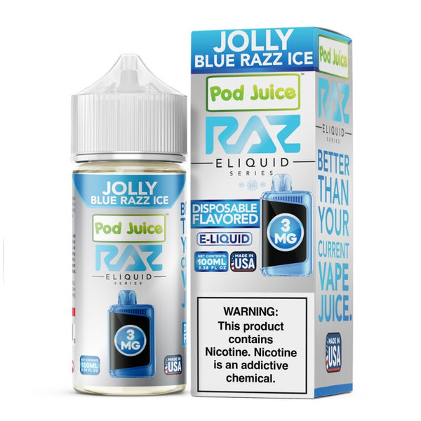 RAZ x Pod Juice Jolly Blue Razz Ice E-Liquid