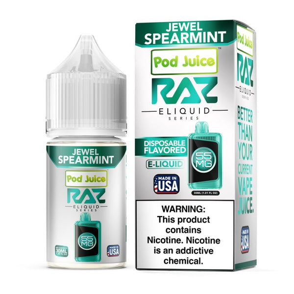 RAZ x Pod Juice Salts Jewel Spearmint