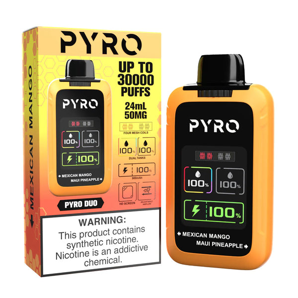 PYRO 30000 DUO Disposable (30,000 Hits - 2 Sabores)