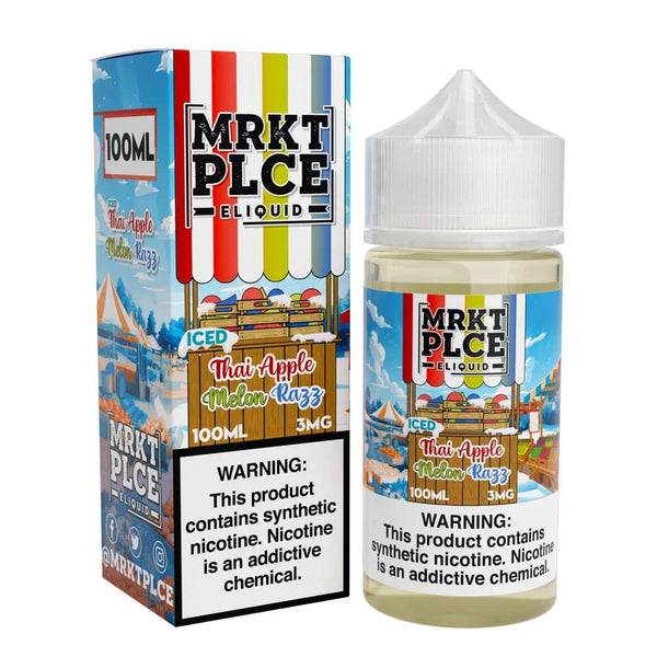 MRKT PLCE Iced Thai Apple Melon Razz E-Liquid