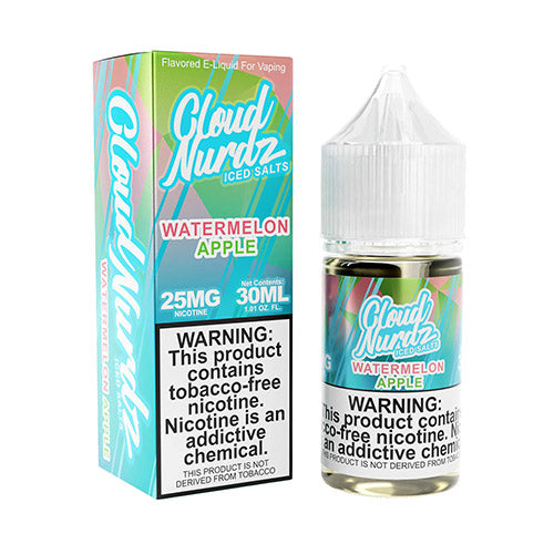 Cloud Nurdz Salts Watermelon Apple Iced