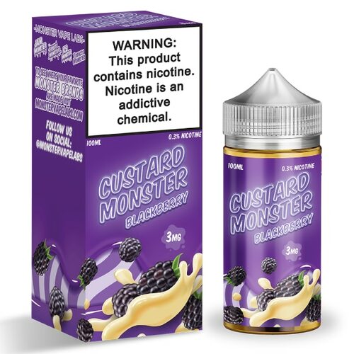 Custard Monster Blackberry E-Liquid